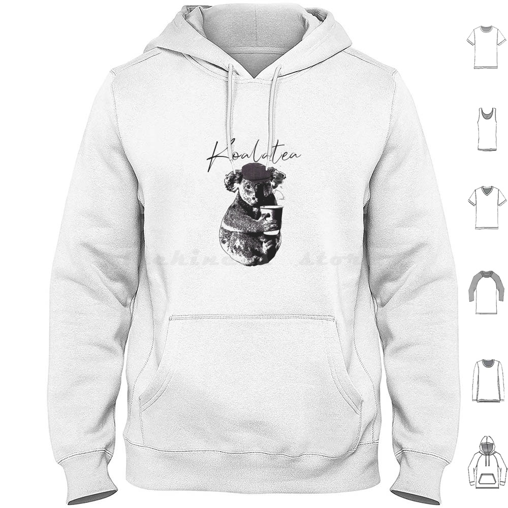Coffee Tea Jokes - Koalatea Hoodie Katun Lengan Panjang Teh