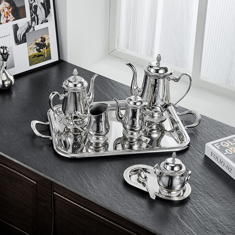 Set Teh Kopi Stainless Steel N - Coffee Tea English ulasan dan harga
