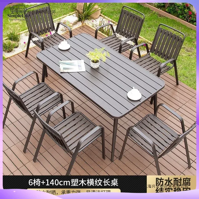 Meja Kopi Kayu Outdoor untuk T - Coffee Tea Garden ulasan dan harga