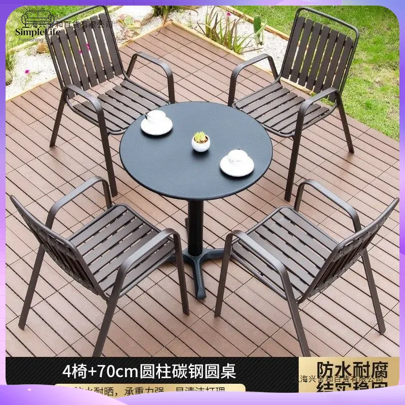 Meja Kopi Kayu Outdoor untuk T - Coffee Tea Garden ulasan dan harga