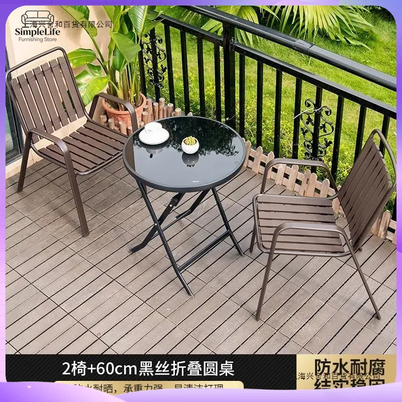 Meja Kopi Kayu Outdoor untuk T - Coffee Tea Garden ulasan dan harga
