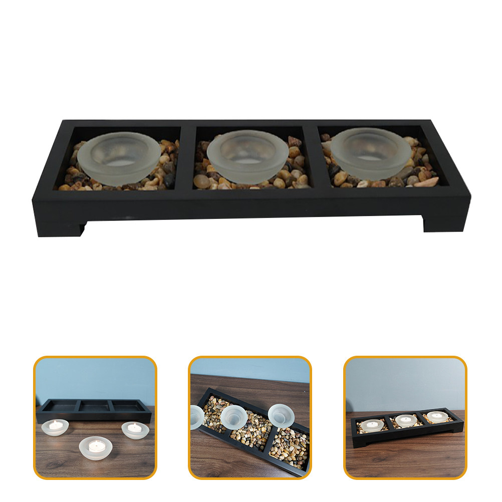 1 Set Tempat Lilin Kaca dengan - Coffee Tea Room ulasan dan harga