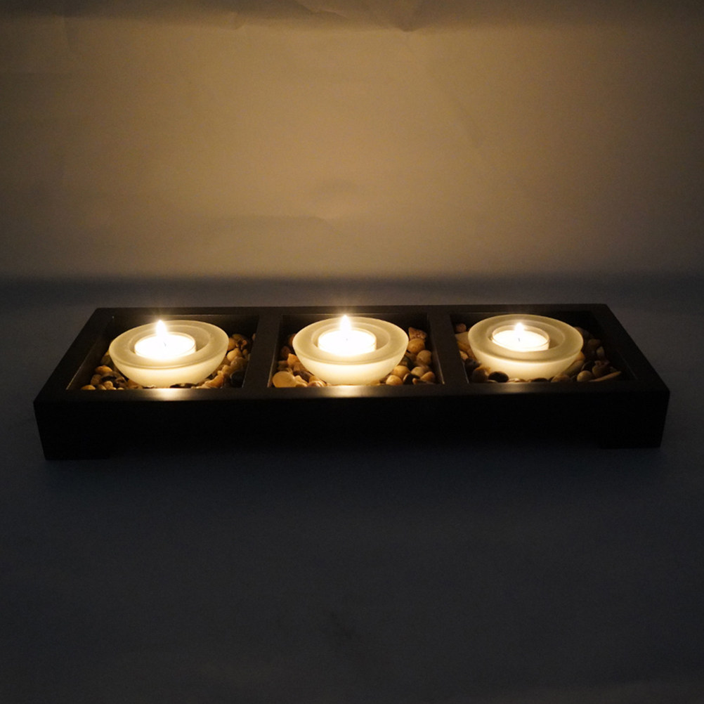 1 Set Tempat Lilin Kaca dengan - Coffee Tea Room ulasan dan harga