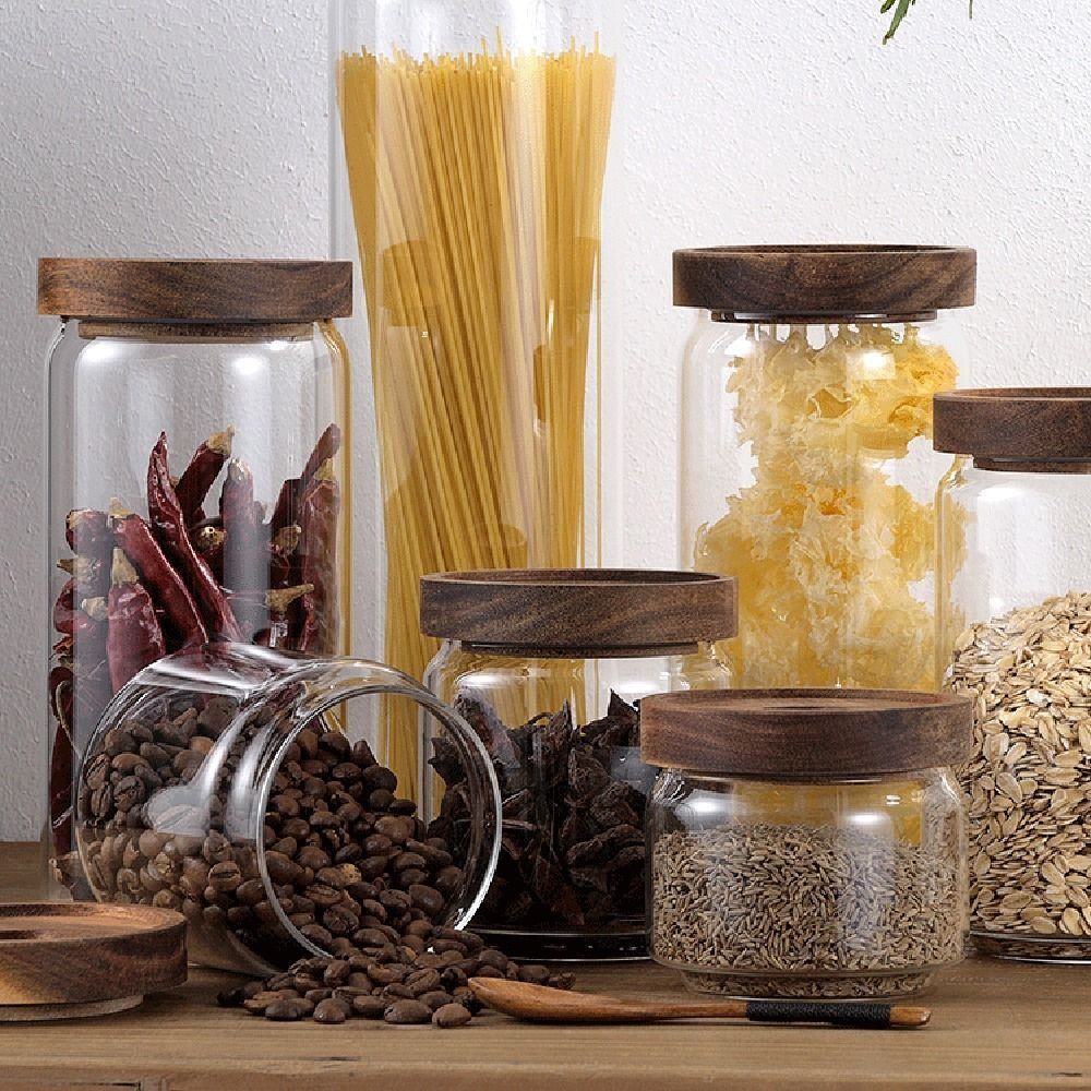 Stoples Kaca Serbaguna dengan  - Coffee Tea And Sugar Canister Set ulasan dan harga