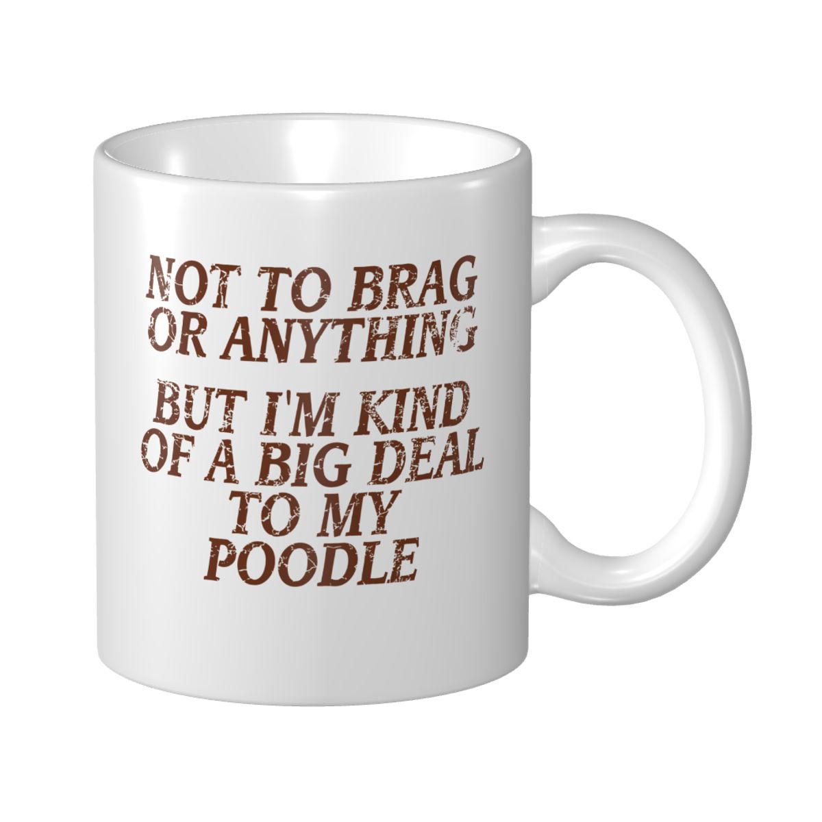 Mark Cup Mug Poodle Lelucon An - Coffee Tea Jokes ulasan dan harga