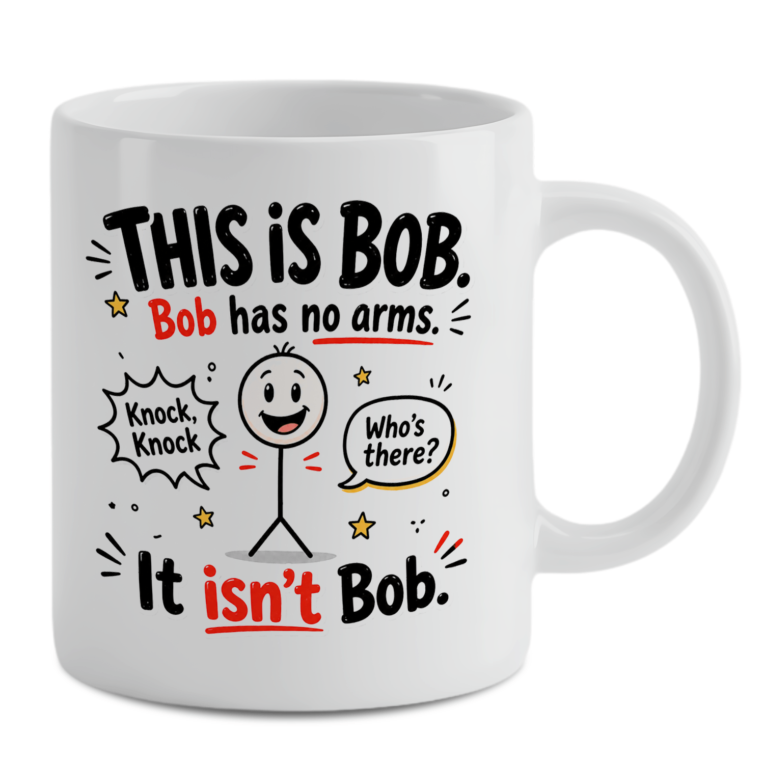 Mug Kopi Keramik Putih Lucu –  - Coffee Tea Jokes ulasan dan harga