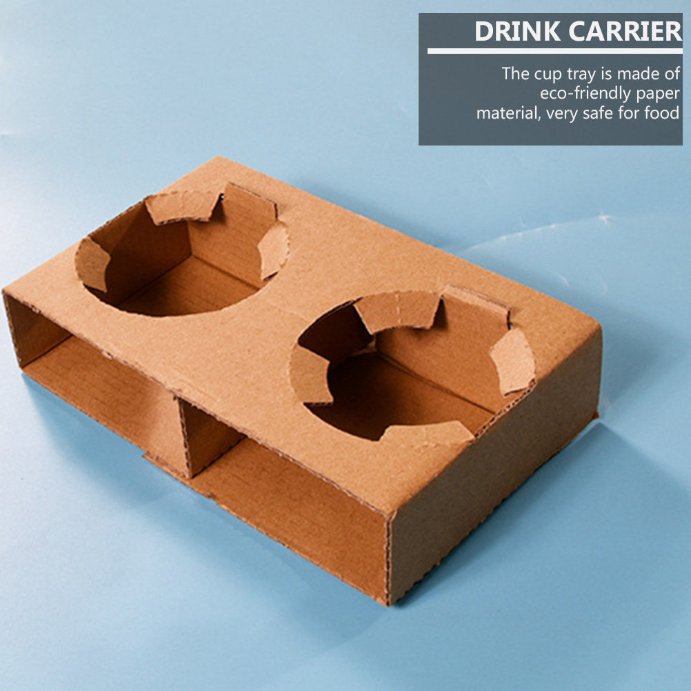 10 Buah Baki Pembawa Minuman K - Coffee Tea Paper Cups ulasan dan harga