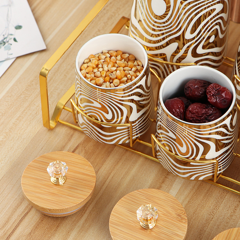 Set Tabung Dapur Keramik Mengk - Coffee Tea And Sugar Canister Set ulasan dan harga