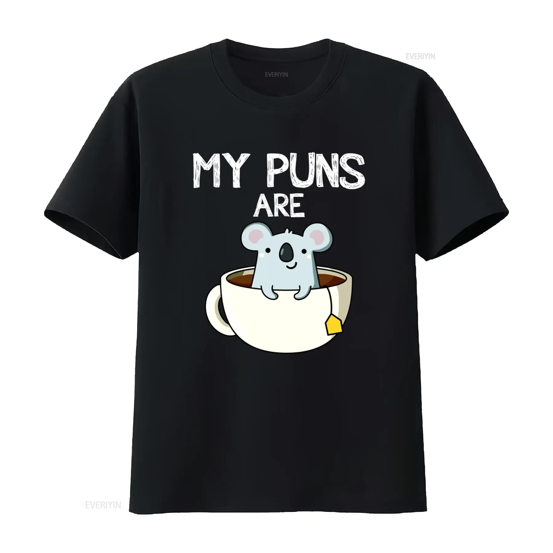 Kaos Desain Teh Koala dengan K - Coffee Tea Jokes ulasan dan harga