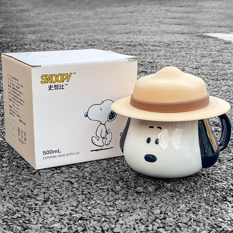 Mug Keramik Snoopy Cangkir Kop - Coffee Tea Room ulasan dan harga