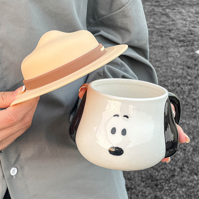 Mug Keramik Snoopy Cangkir Kop - Coffee Tea Room ulasan dan harga